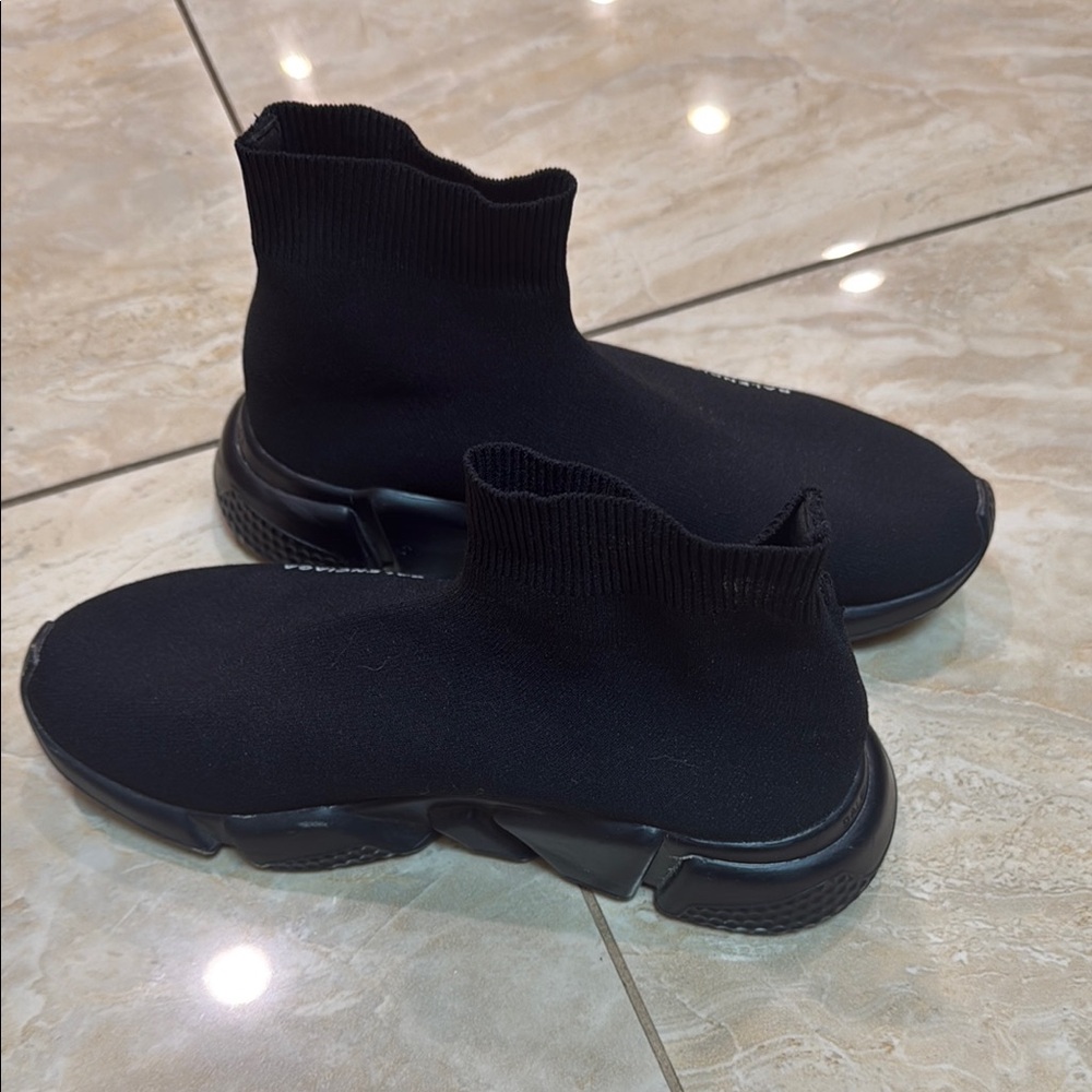 Women's Black Sock Sneakers